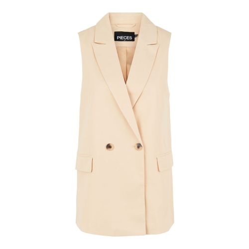 Pieces abbigliamento donna giacca apricot cream 17123845