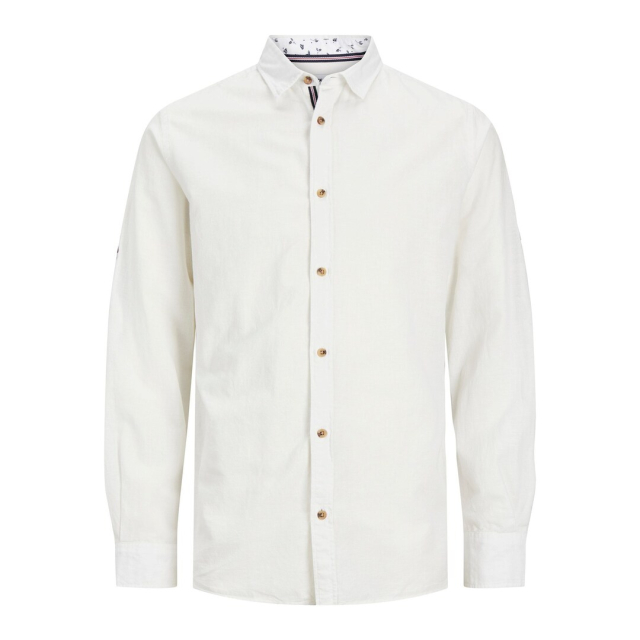 Jack & jones abbigliamento uomo camicia white 12248580
