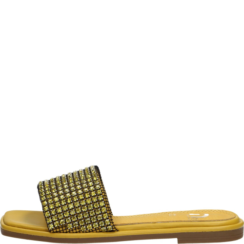 Gold&gold chaussure femme ciabatta giallo gp499