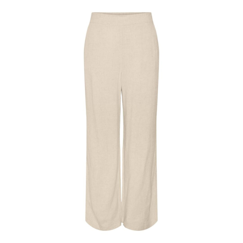 Pieces clothing woman trousers oatmeal 17146434