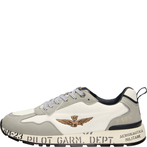 Aeronautica militare shoes man sports white sc276