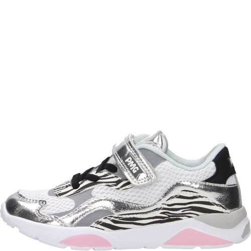 Primigi scarpa bambino sportiva argento/bianco  future 7454511