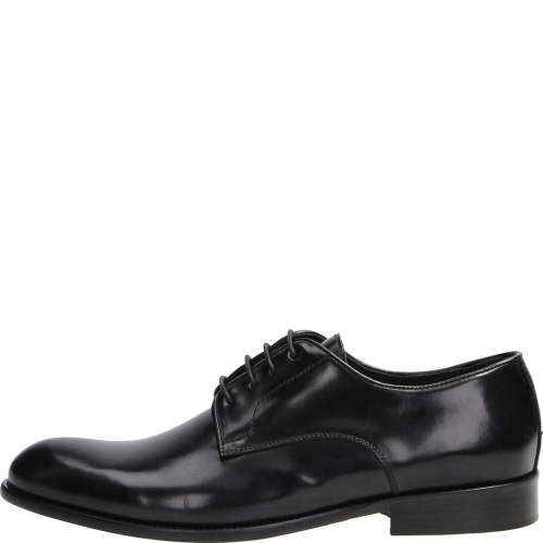Exton chaussure homme laced low abrasivato nero 1374