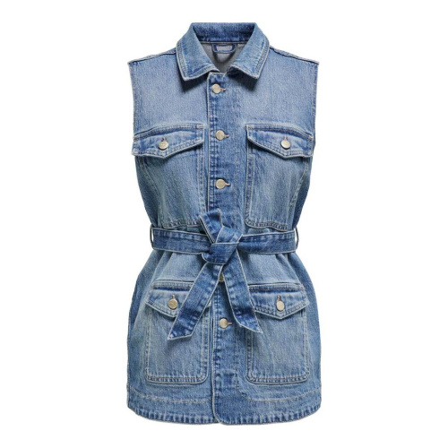 Only ropa mujer chaqueta medium blue denim 15315645