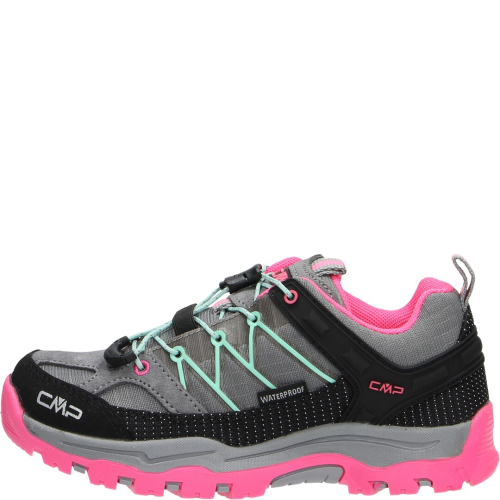 Cmp scarpa bambino trekking 35yn cemento-pink 3q54554