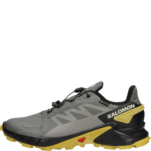 Salomon shoes man trekking supercross gtx 4 pewter/bl 473172