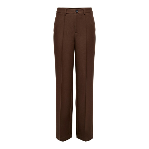 Only clothing woman trousers chestnut 15300308