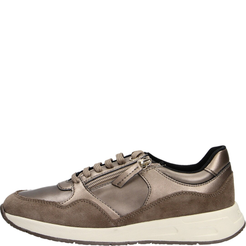 Geox scarpa donna sneakers c6692 dk taupe d36nqb