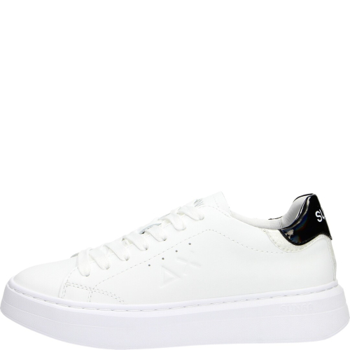 Sun68 scarpa donna sneakers 0111 bianco/nero grace l bz34226