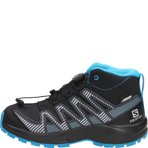 Salomon shoes child hiking xa pro v8 mid cswp j black 413449