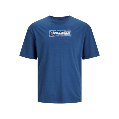 Jack & jones abbigliamento uomo t-shirt ensign blue 12253477