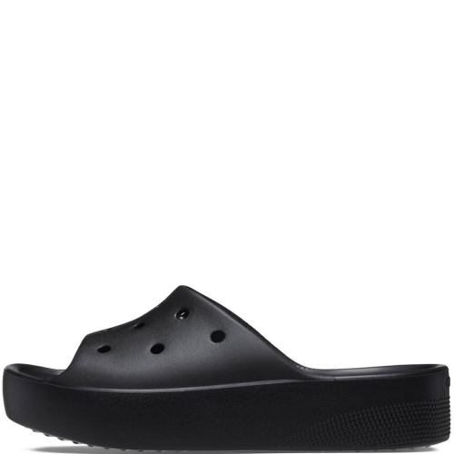 Crocs schuhe frau slippers black stone classic plat cr.208180/blk