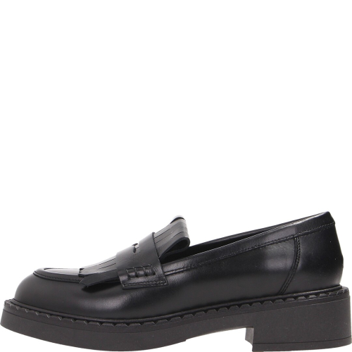 Frau shoes woman loafers nero 97l5