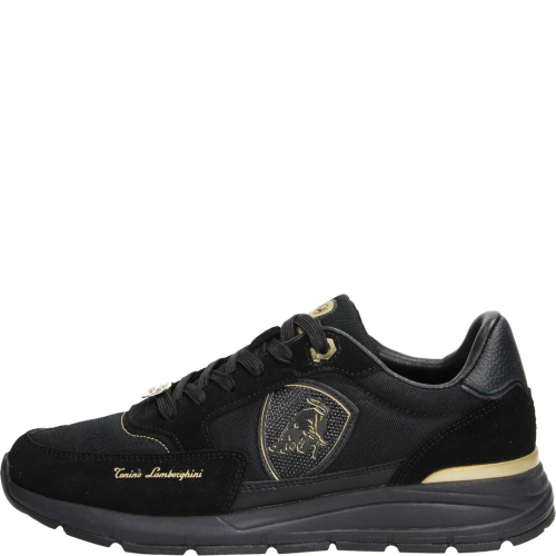 Tonino lamborghini shoes man sneakers 01 black tl24m101