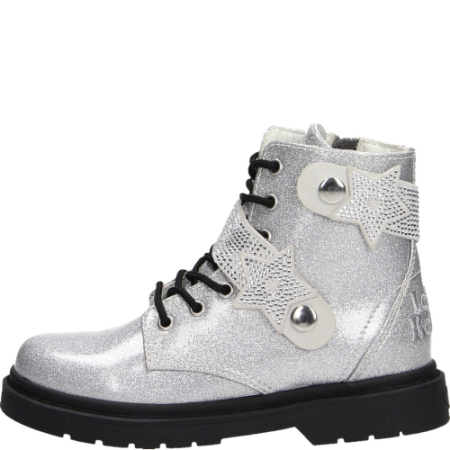 Lelli kelly chaussure enfant boot glitter argento stella stellin 2332