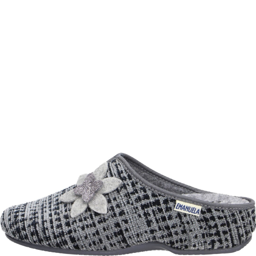 Emanuela shoes woman slippers grigio 2910