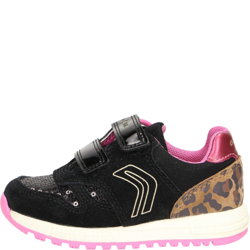 Geox scarpa bambino sneakers c0922 black/fuchsia b023za