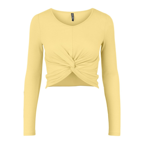 Pieces ropa mujer jersey pale banana 17121844