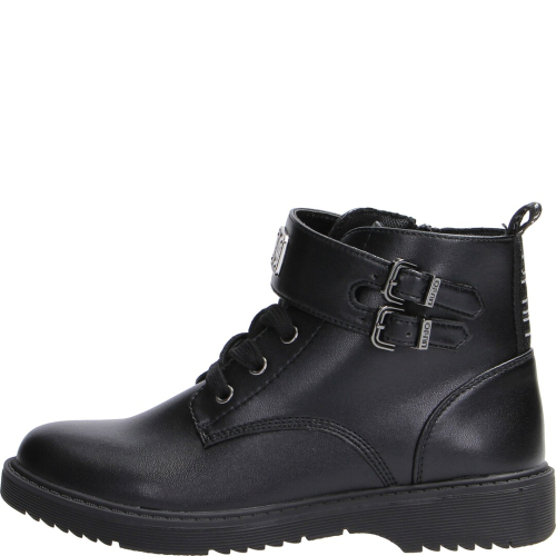Liu jo shoes child boots 110 black pat 4f2367