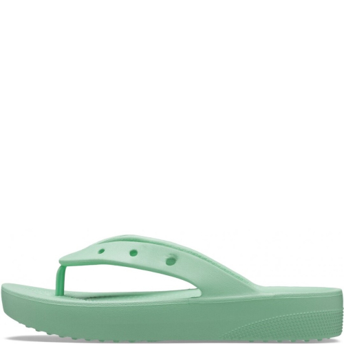 Crocs shoes woman flip flops jade stone classic platf cr.207714/jast