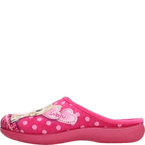 Inblu shoes woman slippers fucsia gatto ec93