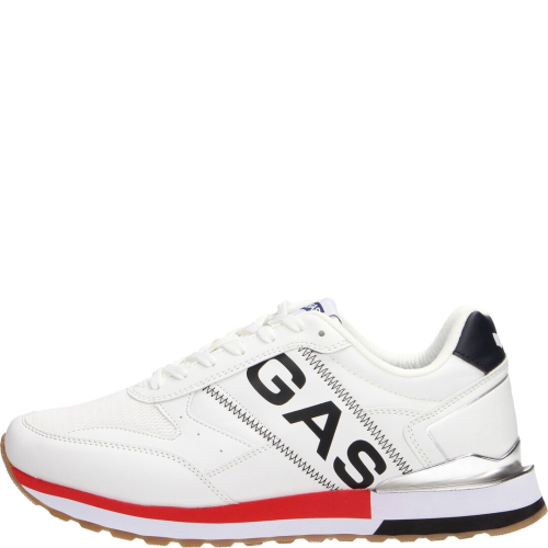 Gas chaussure homme baskets 0062 white/black yohn 412216