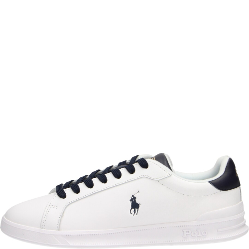 Polo ralph lauren shoes man sneakers 02 white/navy hrt crt ii low top 809-923929