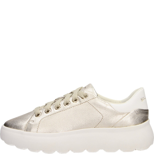 Geox shoes woman sneakers c2x1r gold/optic white d45tcc