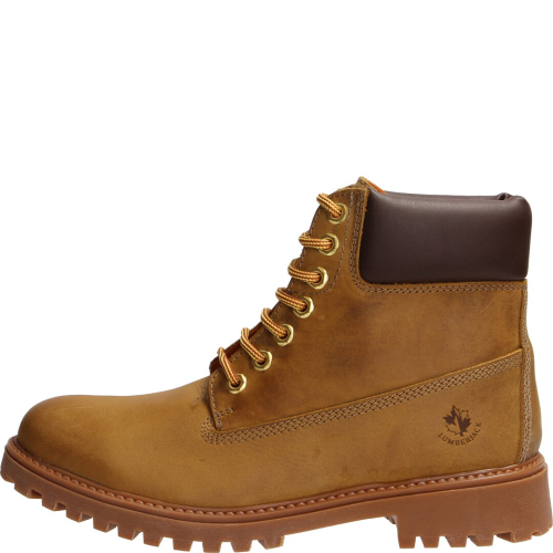 Lumberjack chaussure homme boot yellow crazy horse sm00101034-h01m0001