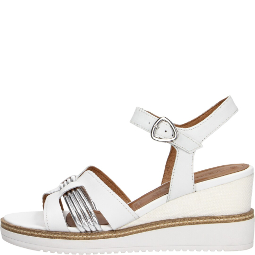 Tamaris chaussure femme sandalo 171 white/silver 28243