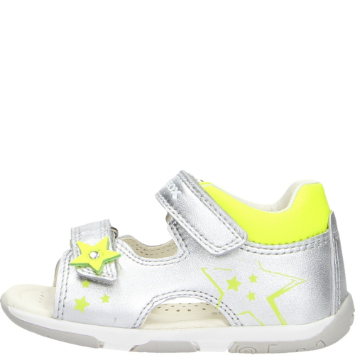 Geox shoes child sandal c0598 silver/fluo yello b150ya