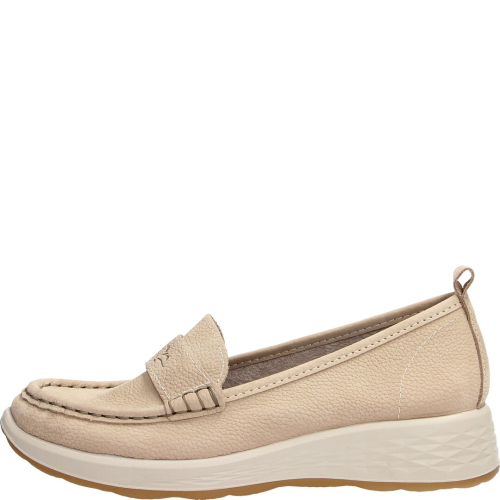 Fly flot shoes woman loafers beige 67j38rx