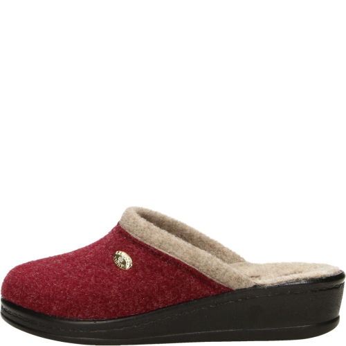 Sanital schuhe frau slippers bordo` 386