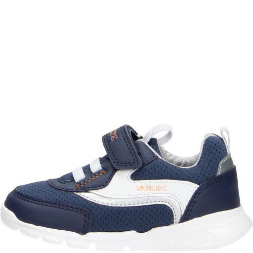 Geox scarpa bambino sneakers c0659 navy/orange b15h8b