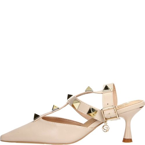 Gold&gold shoes woman decollete' nude gp210
