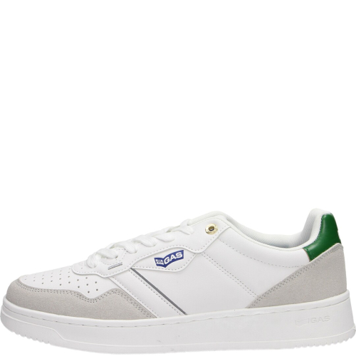 Gas shoes man sneakers 0071  white/gree 414300