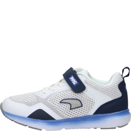 Primigi scarpa bambino sportiva bianco/blu/royal runner 7451211