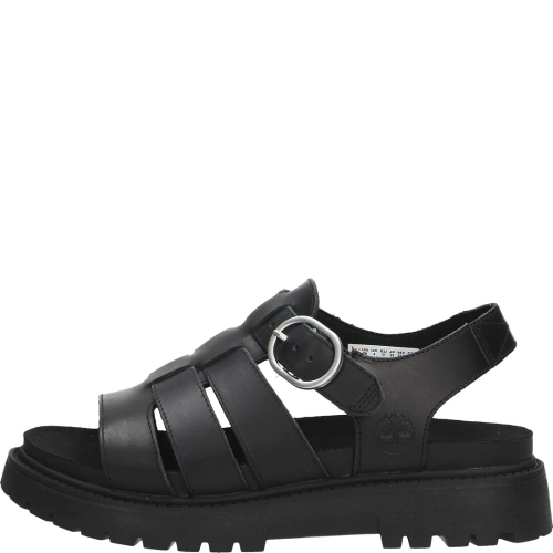 Timberland chaussure femme sandalo w021 black full grain tb0a635vw021