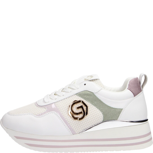 Gold&gold chaussure femme baskets bianco gb835