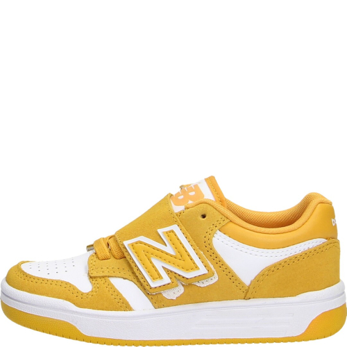 New balance shoes child sports shoes white/yellow phb480wa