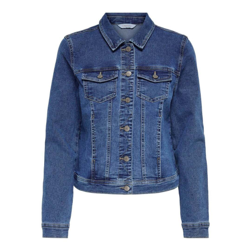 Only clothing woman jackets medium blue denim 15243147