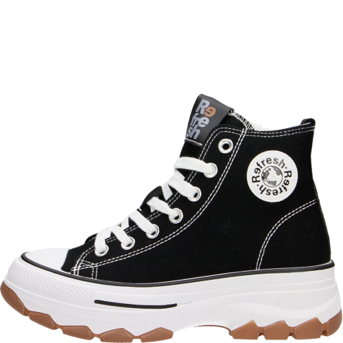 Refresh shoes woman sneakers 02 negro 171919