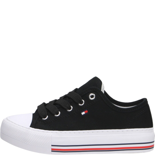 Tommy hilfiger scarpa bambino sneakers 999 nero 32677