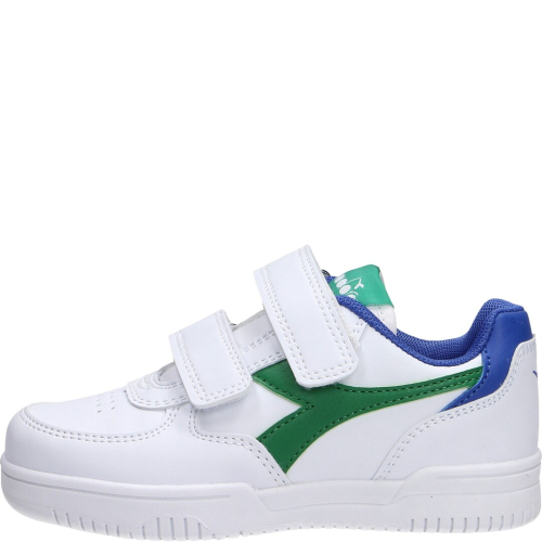 Diadora scarpa bambino sportiva d0287 bianco/verde raptor 101.177721