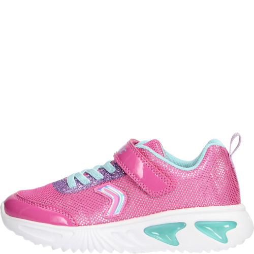 Geox scarpa bambino sneakers c8n4a fuchsia/aqua j45e9a