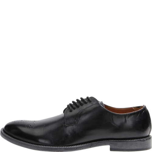 Studio mode chaussure homme laced low cow full antracite 1318