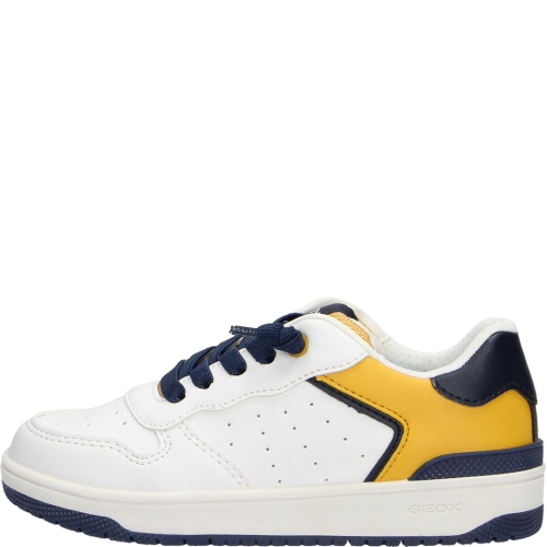 Geox scarpa bambino sneakers c0592 white/yellow j45lqb