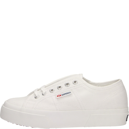 Superga scarpa donna sneakers 2740 platform 901 white s21384w