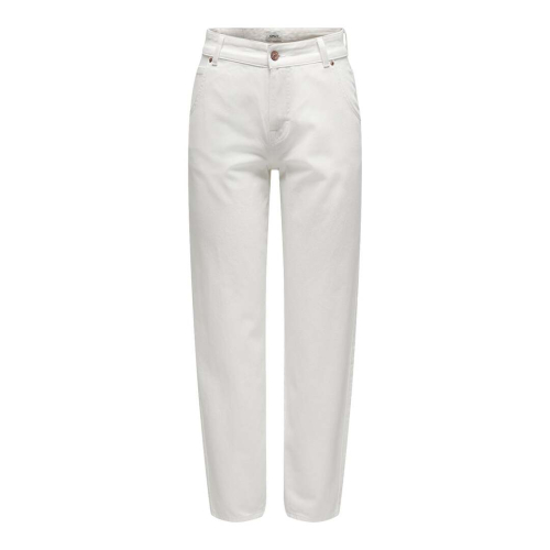 Only clothing woman jeans white 15219708