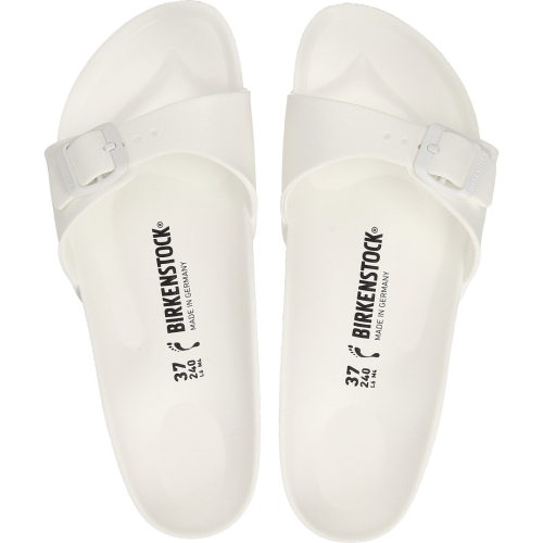 Birkenstock shoes woman slippers white madrid eva 128183